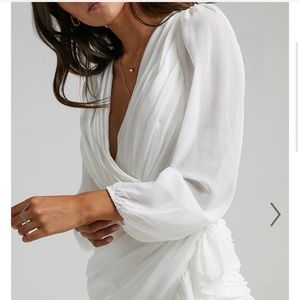 Showpo Can I Be Your Honey Plunge Dress